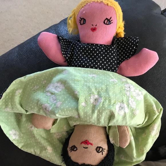 Vintage Topsy Turvy Cloth Doll - Picture 4 of 7